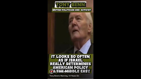 Tony Benn's Warning, 14 Years On