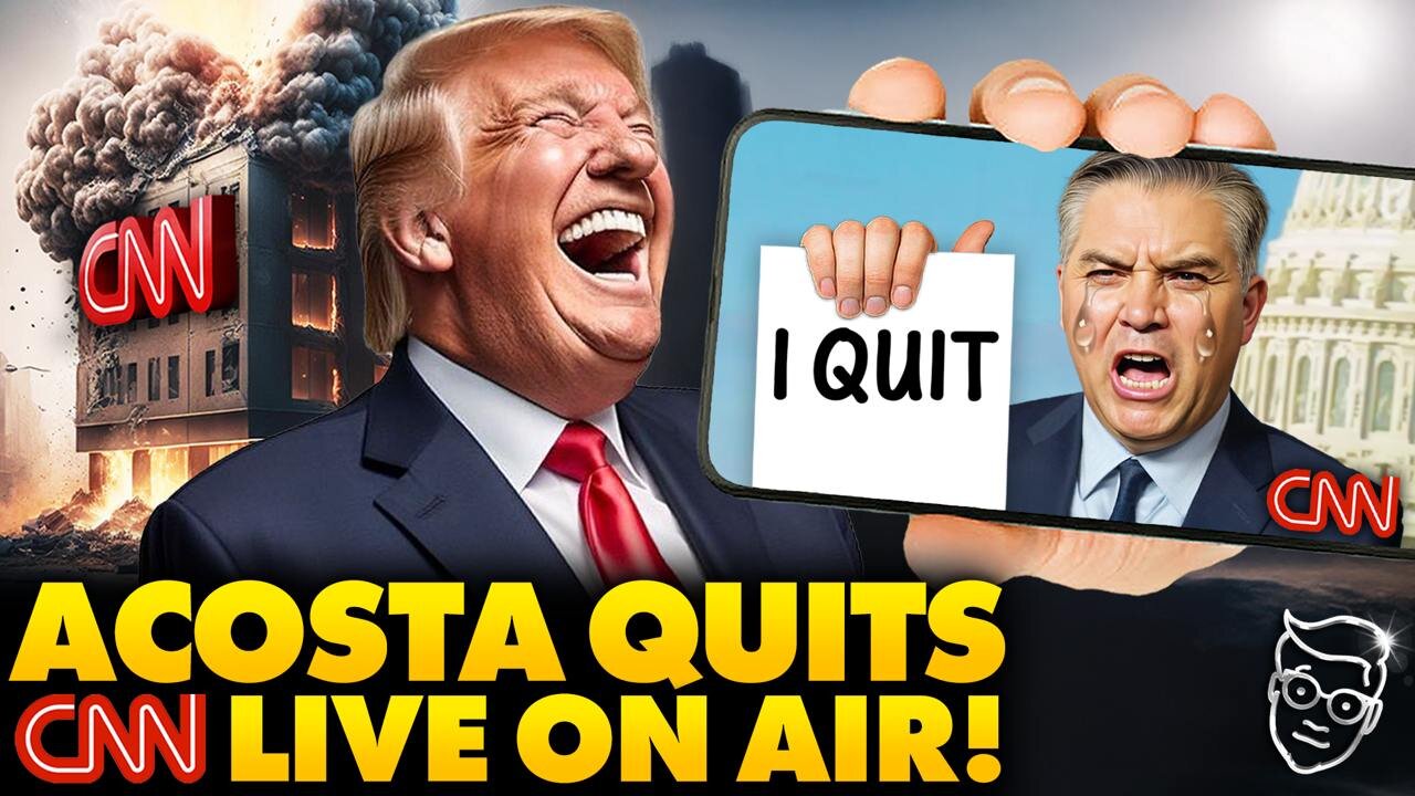 🚨 Jim Acosta QUITS CNN LIVE On Air in Hysterical Meltdown after Network Demoted Him | 'I'm DONE!'