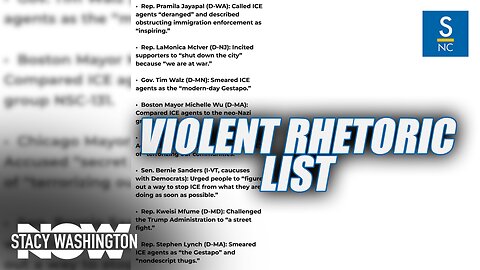 The List Goes on and on with the Left's Violent Rhetoric