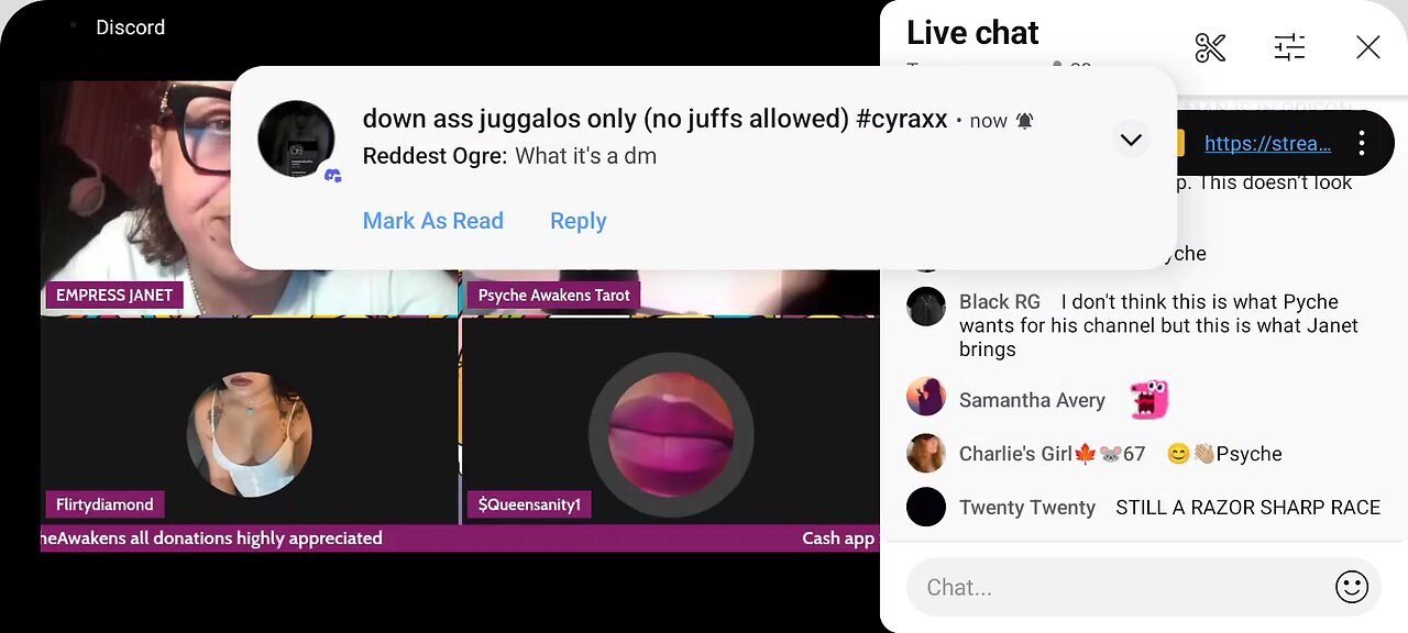 woman Ragin on a yagmans panel ft RG.. link on description