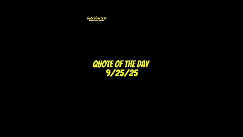 Daily Quote 📝 | 9/25/25 #MotivationalQuotes #LifeQuotes #QuotesAboutLife #SobrietyQuotes