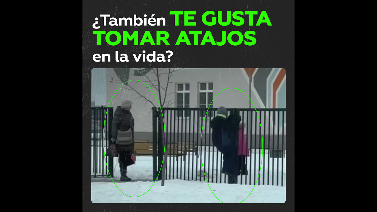 Niño intenta salir de la escuela y vive una divertida aventura
