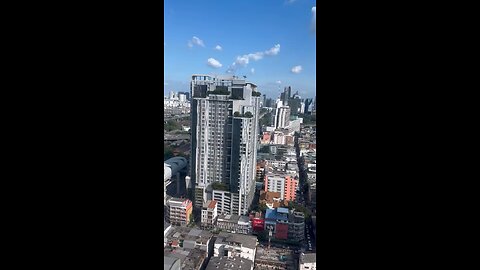 View from my hotel room at biyoke sky high hotel #bangkok #skyhighlights #bangkoklife #tour #travel
