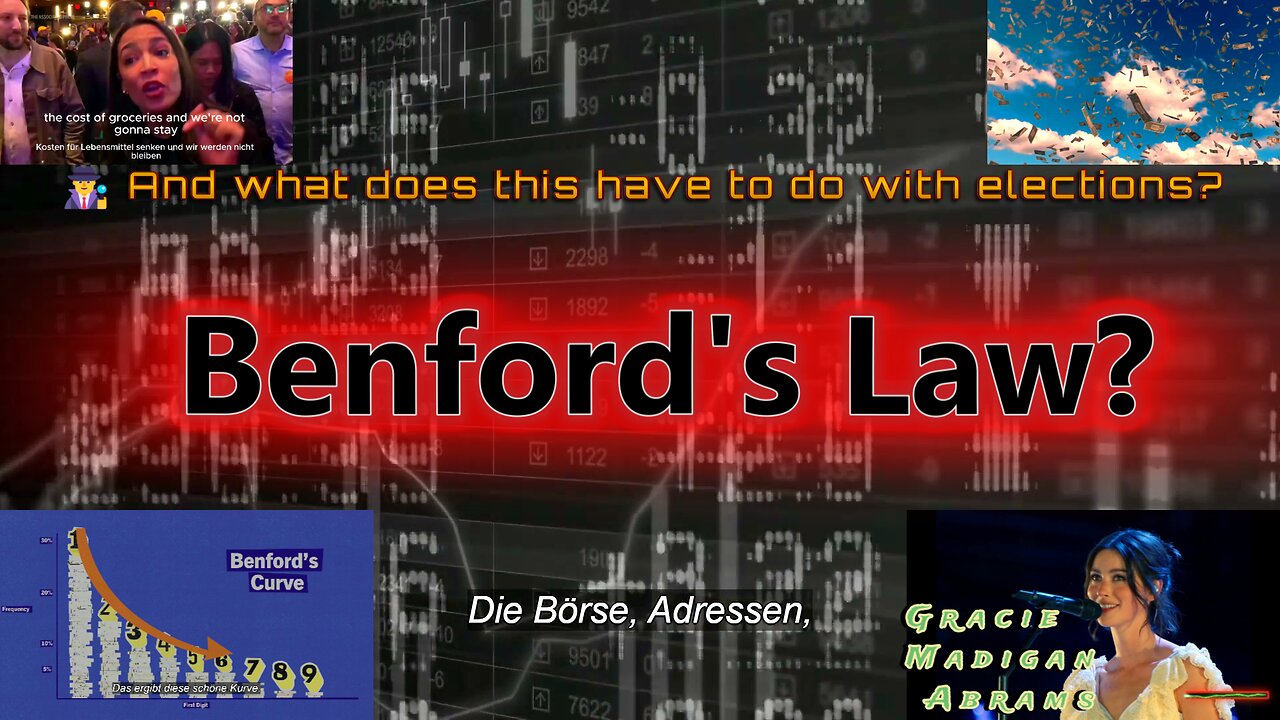 AOC . Benford's Law? . Gracie Abrams