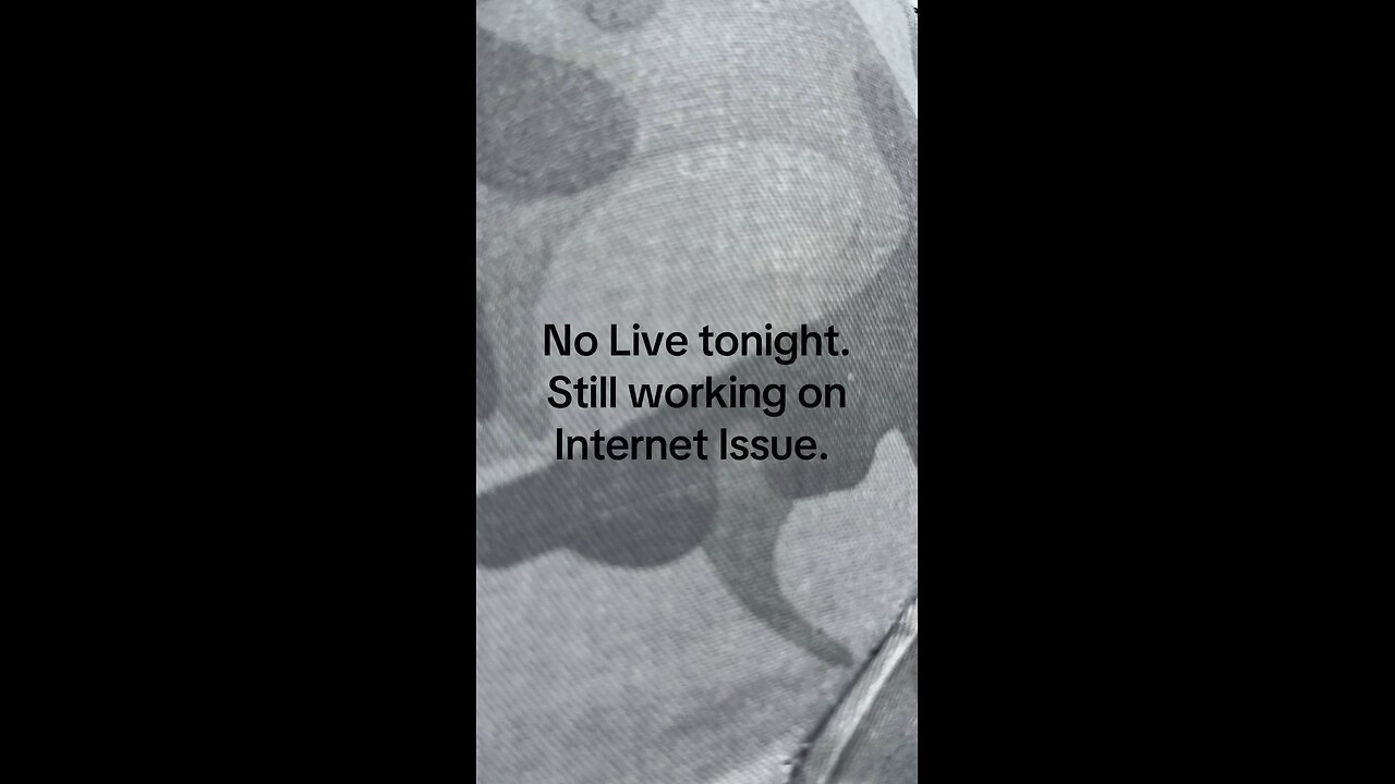 No Live tonight!