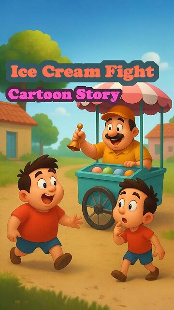 Mota-Jhota Ice Cream Fight | Funny Bangla Cartoon Story
