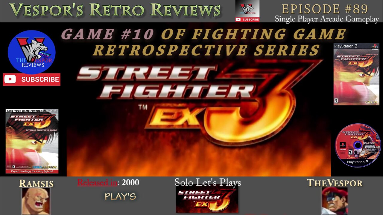 Street Fighter EX 3 (PS2) | Sagat & M.Bison | Fighting Game Retrospective #10 | 🥊🥋🎮