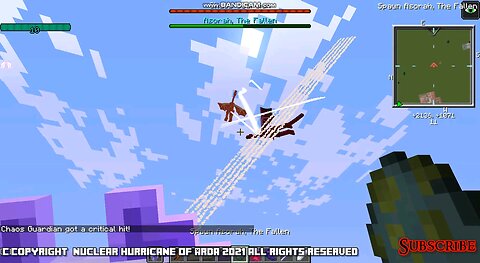 Minecraft mob battle asourah the fallen vs chaos guardian