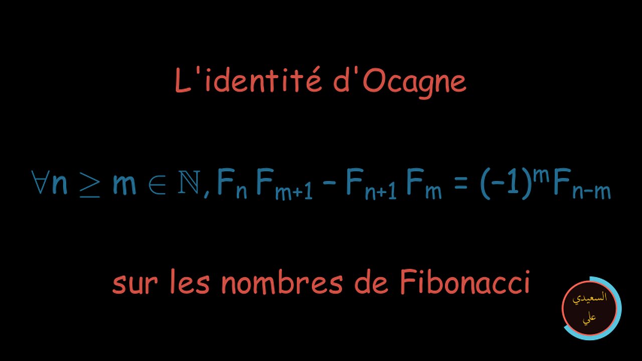 L'identité d'Ocagne