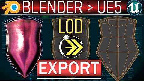 Blender to Unreal5: How To Export LODs (In 2 MINUTES!)