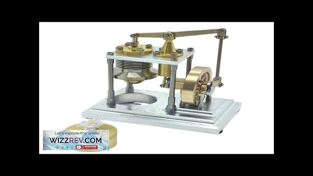 J06D Mini StirIing Hot Air Engine Model Smallest Scale Science Discovery Toys Review