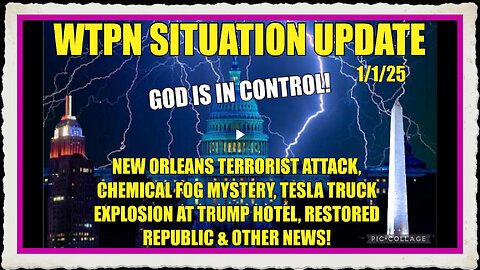 NEW ORLEANS TERRORIST ATTACK, CHEMICAL FOG, BIRD FLU, 3 LIGHTENING STRIKES, TESLA FIRE