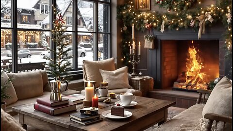0004-Cozy Winter Coffee Shop Ambience with Smooth Jazz Music Christmas