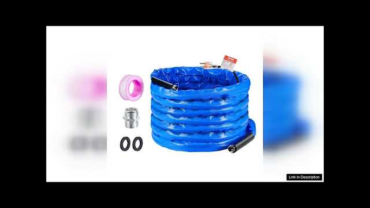 VEVOR 50ft Heated Water Hose for RV -45℉ Antifreeze Heated Drinking Water Review