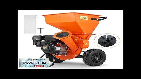 VEVOR Wood Chipper Shredder Mulcher 7HP Heavy Duty Gas Powered 3” 212cc Review