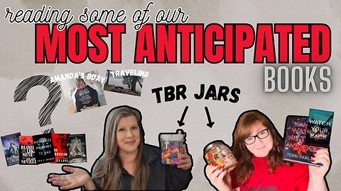 READING VLOG: most anticipated releases, TBR jar, travel, + Bookish Birthday Gifts