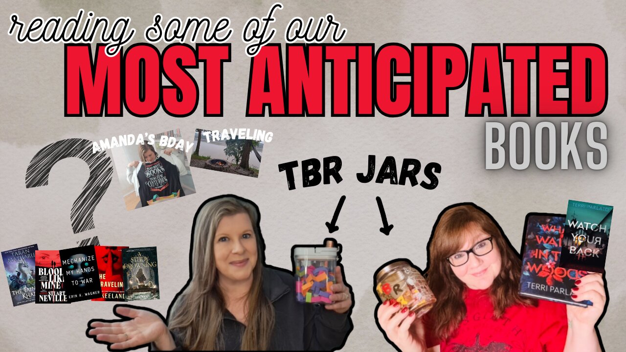 READING VLOG: most anticipated releases, TBR jar, travel, + Bookish Birthday Gifts
