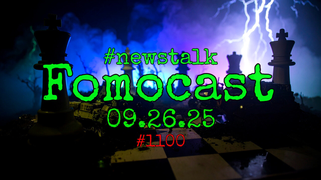 🎥 “Comey, Chaos & Cold Open to the War Script – Tonight on Fomocast” | Fomocast 09.26.25