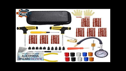 New Car Tire Repair Kit Puncture Plug Tools Tyre Puncture Emergency Review