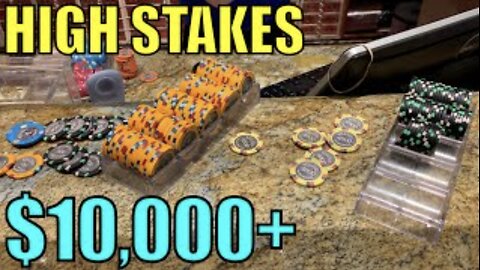 I Risk EVERYTHING To WIN! $10,000+ ALL IN Overbet In Bellagio High Stakes!! Poker Vlog Ep 299