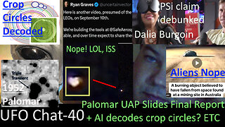 UFO Chat with Paul -40 Palomar Anomalies 1952 final report + Crop Circle Spheres + UAP vids analyzed