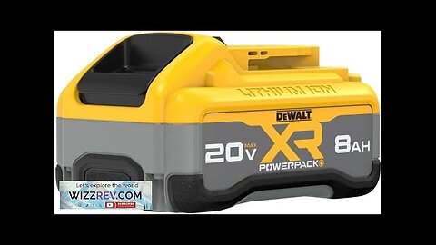 DEWALT 20V MAX XR POWERPACK 8.0 Ah Power Tool Battery (DCB2108) Review