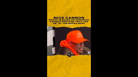 @nickcannon #Drake is suing so #Kendricklamar cannot perform “Not like us” at the #SuperBowl