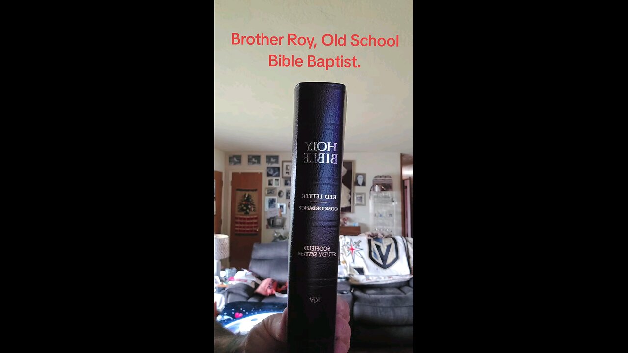 Old school Bible Baptist.