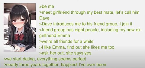 Girlfriend Cheated & All My Friends Knew - 4Chan Greentext Story