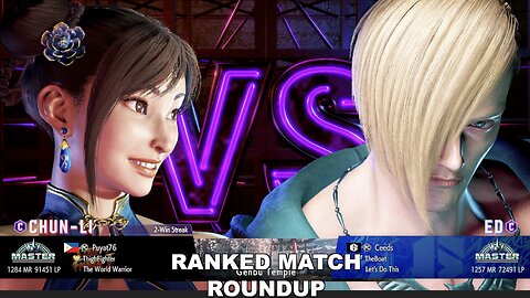 Kuya Kalbo SF6 Ranked Roundup. Chun Li Master Rank [Hori Fight Stick]