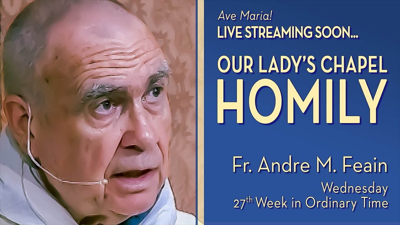 Wednesday of the Twenty-seventh Week in Ordinary Time - October 8, 2025 - OLC HOMILY