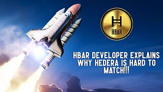 HBAR Developer Explains Why Hedera IS HARD TO MATCH!!!
