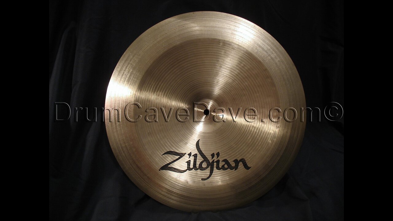 17” K Zildjian China Boy BLOCK LETTER cymbal - Inverted