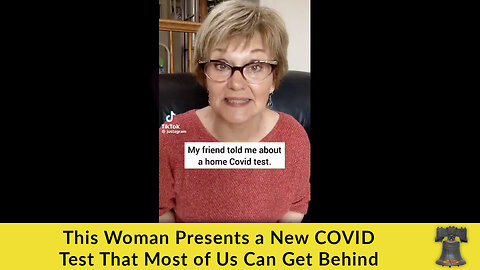 This Woman Presents a New COVID Test That Most of Us Can Get Behind