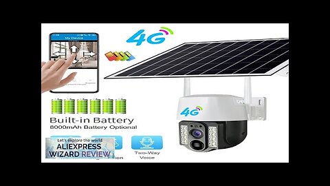 Solar Camera 4G Sim Outdoor Dual Lens PIR Human Detect Wireless Camara Review