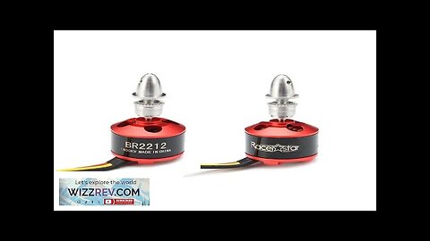 2 PCS Racerstar BR2212 1800KV 2-4S Brushless Motor For RC Models Airplane Review