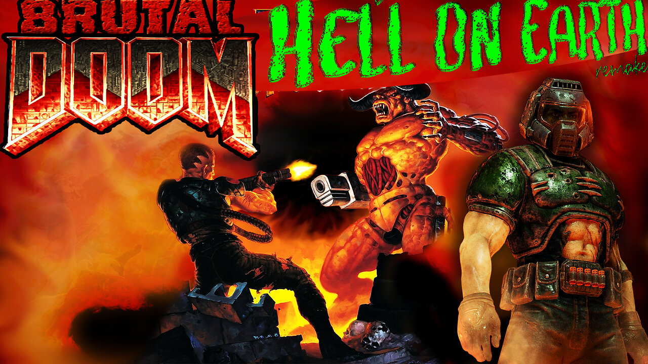 [GzDoom] Doom 2: Remake (Maps) & 👊 Brutal Doom v.22 Beta5 👊 feat. 🎸Andrew Hulshult 🎸