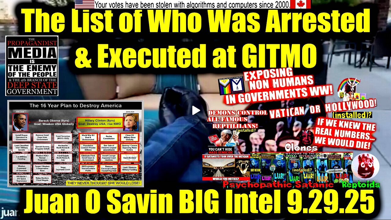 PANIC, The List of Who Was Arrested & Executed at GITMO (compilation version)
