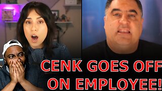 Cenk Uygur GOES OFF ON HIS TYT Employee As She Loses Her Mind Over Him Talking To Charlie Kirk!