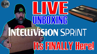 INTELLIVISION SPRINT - Live Unboxing!!! It's Finally Here!