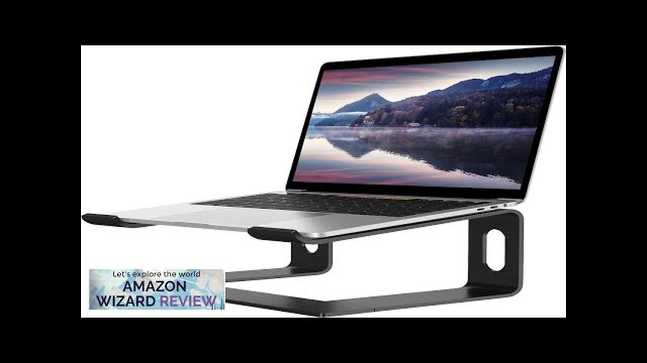 ALASHI Laptop Stand for Desk, Aluminum Computer Riser, Ergonomic Notebook Holder, Detachable Review