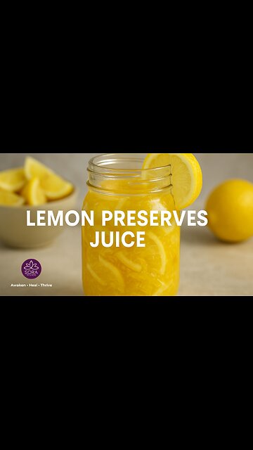 Lemon Preserves Juice — Nature’s Freshness Hack