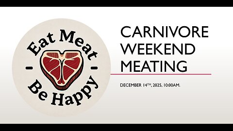 Weekend Accountability Meating for Carnivore Diet