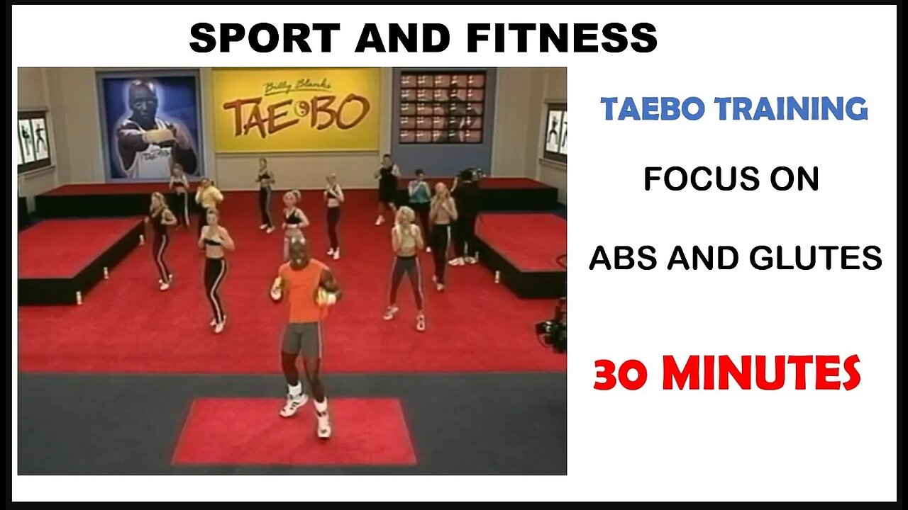 Brucia Calorie e Tonifica Addominali e Glutei 💪 |Taebo Workout con Billy Blanks - FORZA e RESISTENZA