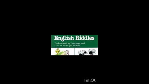 English riddles with answers.