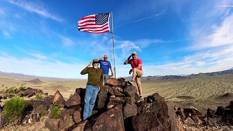 Posting the Hope Flag