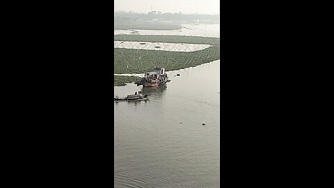 Natural rivar view of Bangladesh.