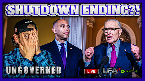 SCHUMER SHUTDOWN TO END THIS WEEK?! | UNGOVERNED 10.21.25 10AM
