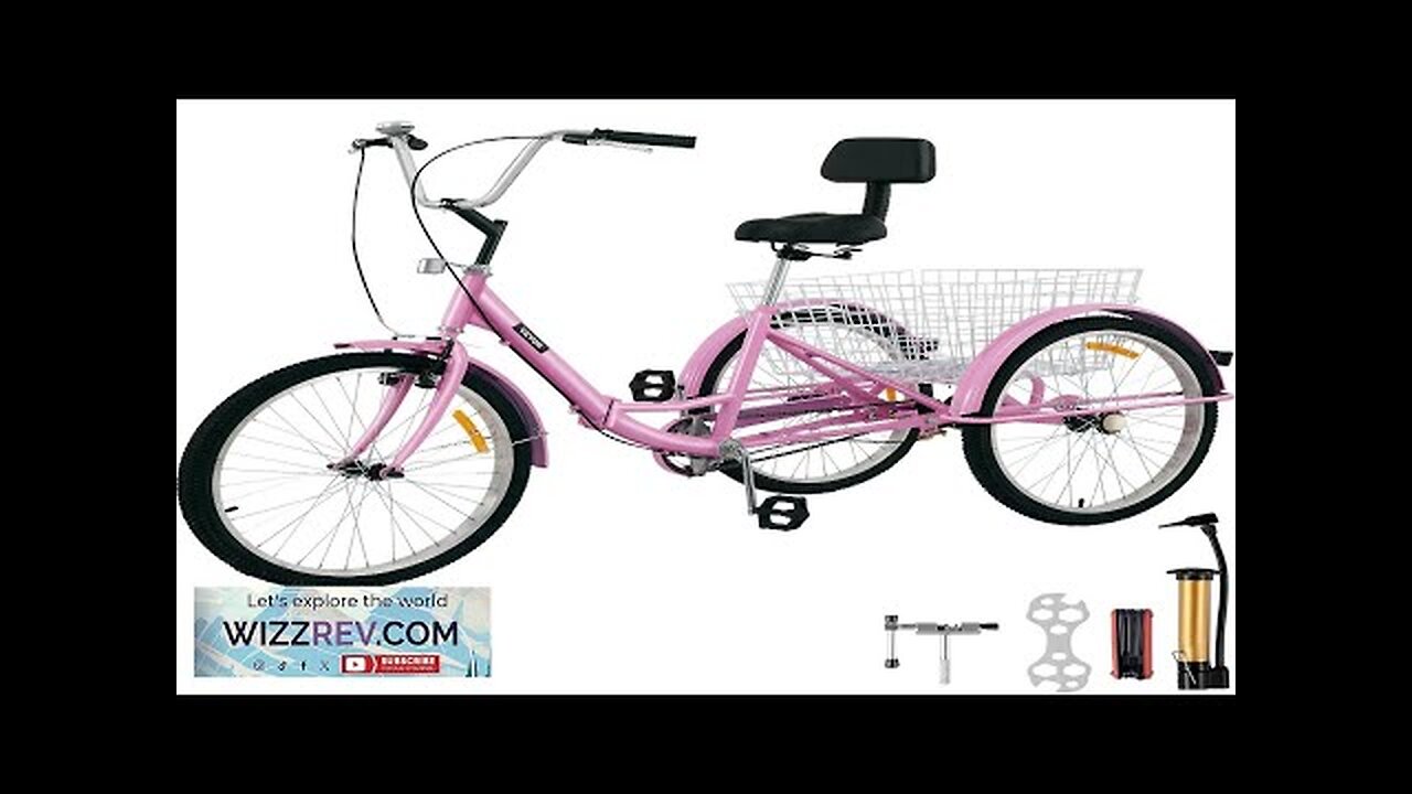 VEVOR Tricycle Adult 26’’ Wheels Adult Tricycle 1-Speed 3 Wheel Bikes Review