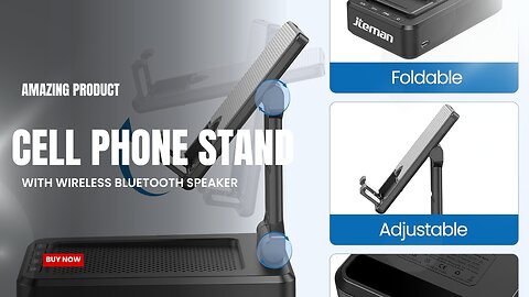 Amazon Finds/ Cellphone Stand With Wireless Bluetooth Speakers